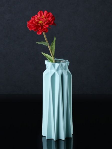 Ваза керамическая мятная Эри 26 см Наша Кераміка