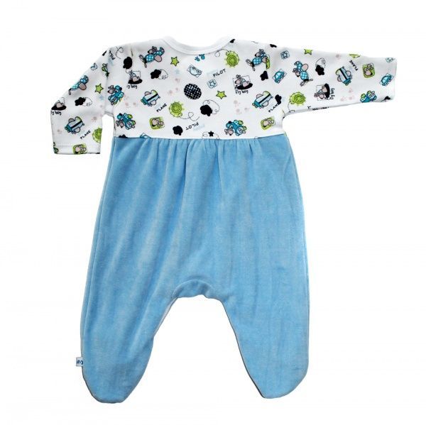 Чоловічок Lucky tots р.74 блакитний 1706 