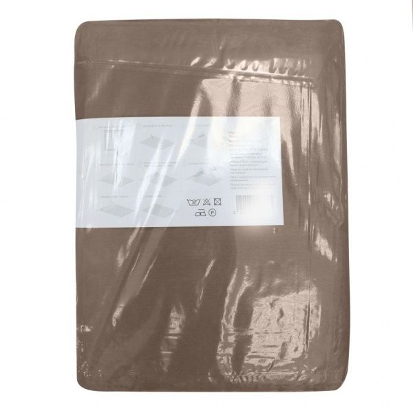 Штора Soft 200х258 см коричневый Decora