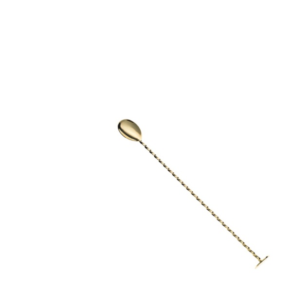 Ложка барна з мадлером золотого кольору 30 см М37018GD Bar Fly