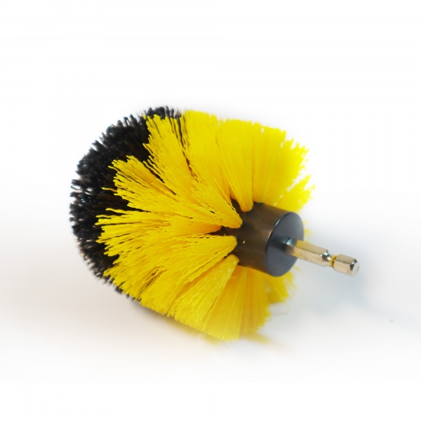 Набір щіток нейлонових середньої жорсткості 3 шт. жовтий S&R 9603500000