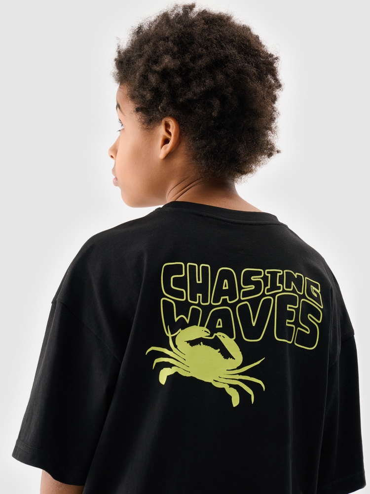 Футболка 4F 4FJWSS25TTSHM1914-20S р.152 черный