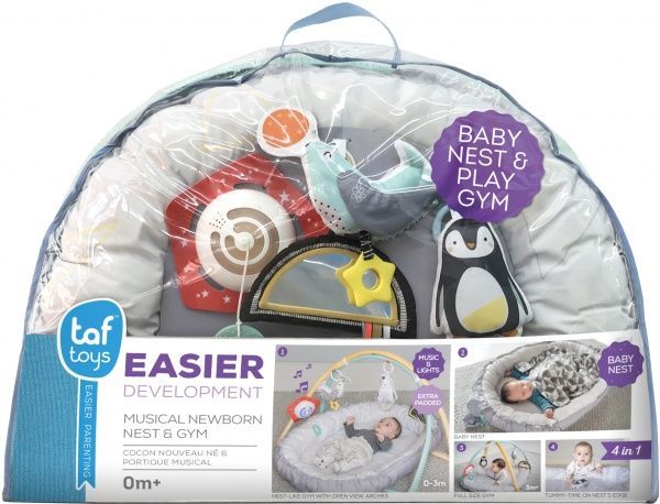 Развивающий коврик Taf Toys с дугами коллекции Полярное сияние 4-в-1 Уютное гнездышко 12235