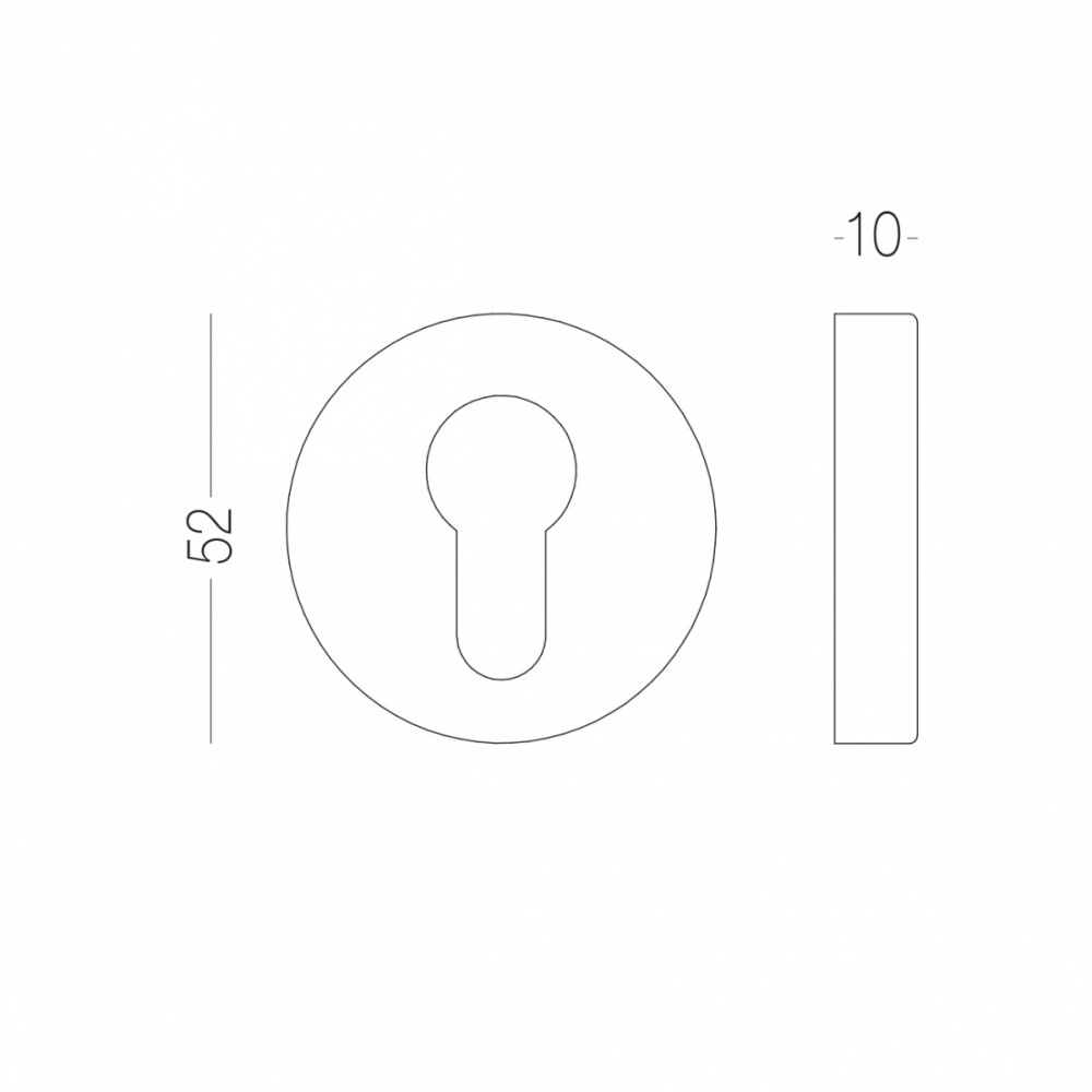 Ручка на розетці Linde A-2027 PZ MOC з накладкою PZ матовий старий хром