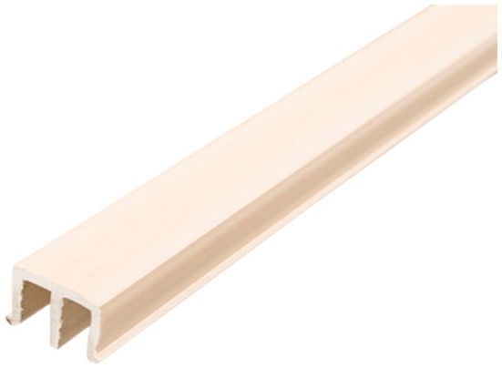 Профіль для скла Ш-подібний високий 10x20x2500 мм бук