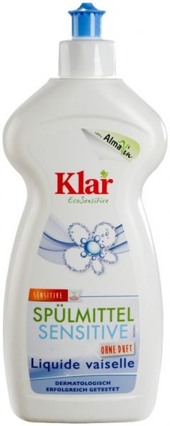 Средство для ручного мытья посуды Klar Sensitive 0,5л