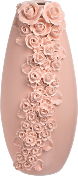 Ваза Патио 32 см розовая