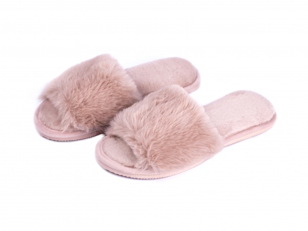 Капці домашні Twins HS-LUX хутряні р. 36/37 рожевий 