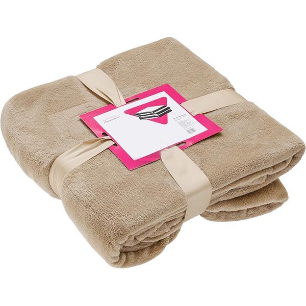 Плед 200x160 см бежевий Underprice