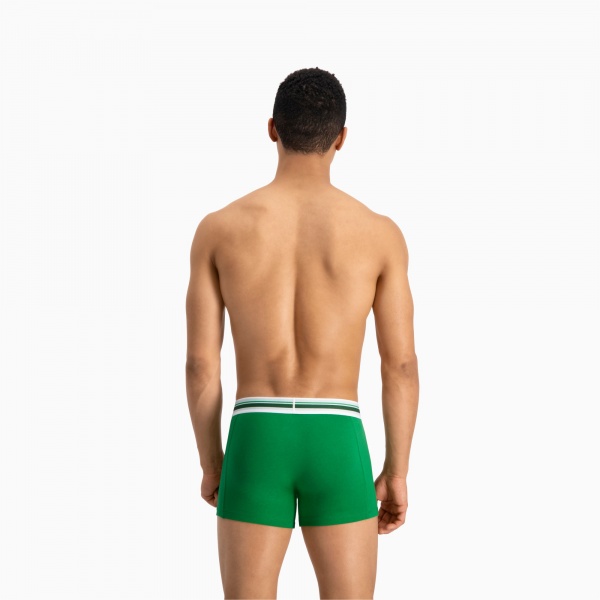 Трусы Puma Placed Logo Boxer 2P 90651904 S зеленый/черный 2 шт.