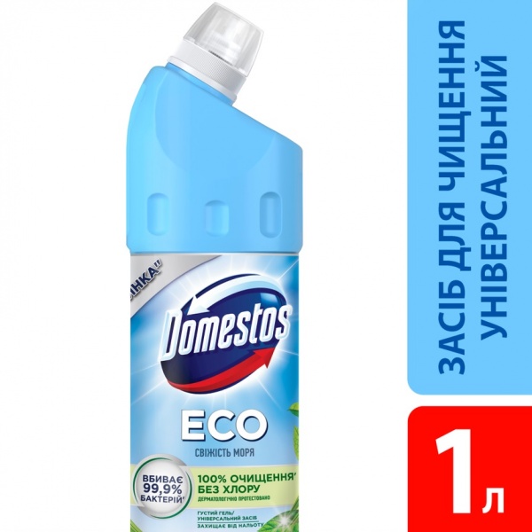 Универсальное средство Domestos ECO Свежесть моря 1 л 68752358 