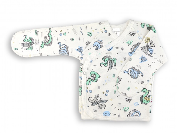 Кофточка детская для мальчика ТМ Софія Драконы р.62 белый с рисунком 416262 