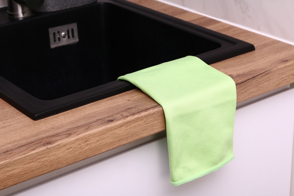 Салфетки из микрофибры OBERY для стекла и зеркал 35 х 35 см 1 шт./уп.