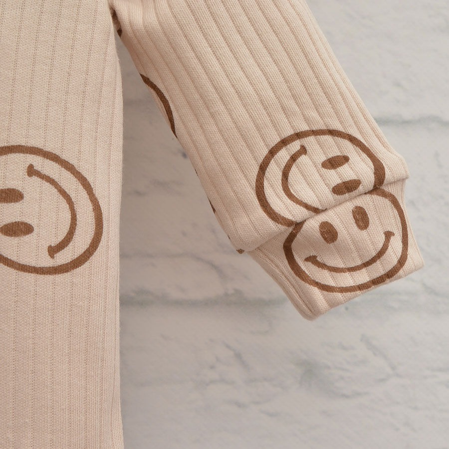 Комбинезон для мальчика Blanka Смайлик р.74 бежевый 110710