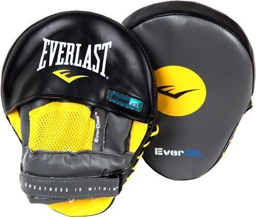 Лапи боксерські Everlast EverGel Mantis Punch Mitts 4416GL чорний 
