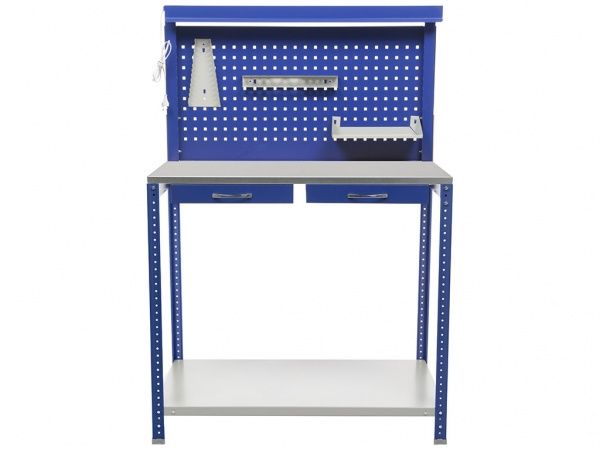 Стелаж-верстак Практик GARAGE SET 2 1500x1000x500 мм сіро-синій 