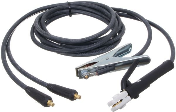 Комплект сварочных кабелей с электрододержателем и клеммой «масса» Патон КСК-16х3+3 10-25 