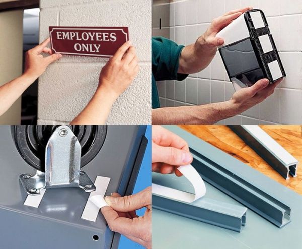 Двусторонняя клейкая лента 3M тонкая 19 мм х 10 м полупрозрачная