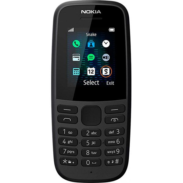 Мобільний телефон Nokia 105 SS 2019 (16KIGB01A13) black 