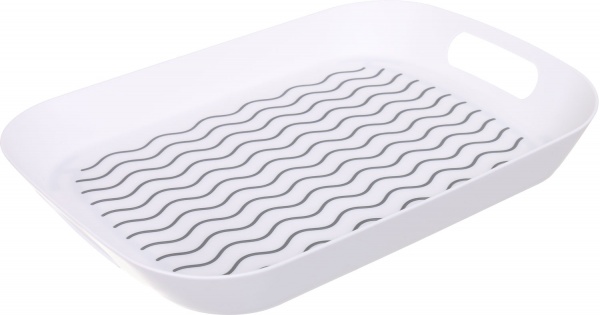 Поднос Blanco с антискользящей вставкой 44,5x29,5x5 см Flamberg