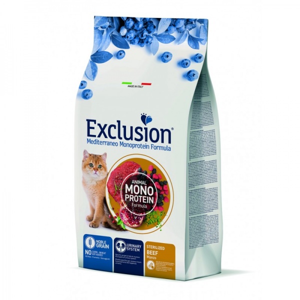 Корм сухий для стерилізованих котів Exclusion Sterilized яловичина 1,5 кг