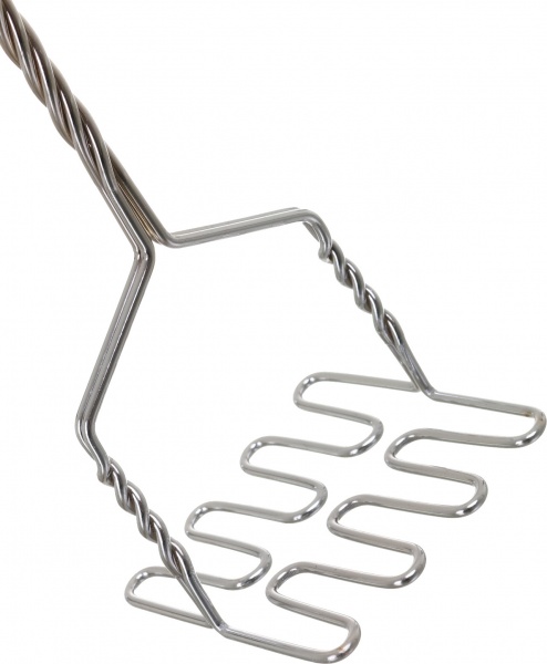 Картоплем'ялка з дерев'яною ручкою 34 см