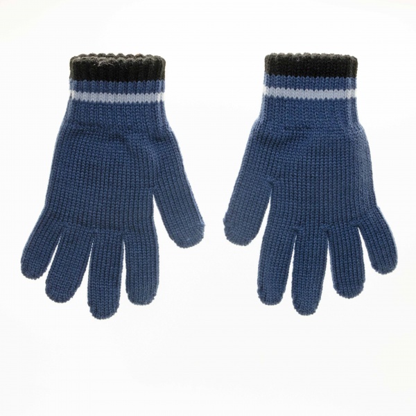 Перчатки Margot Bis Kaj р.15 сине-серый 