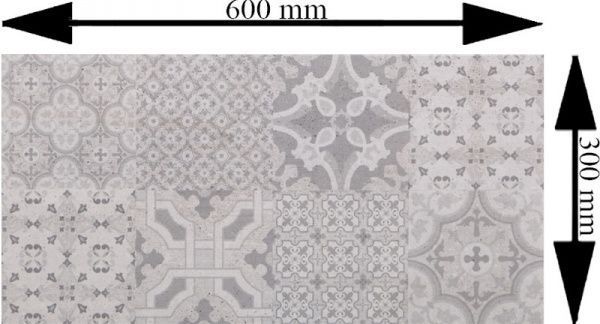 Плитка Атем Basalto Pattern GRC 30x60 