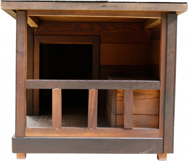 Дом для собак Комфорт 1500х650 мм с подставкой средняя сосна термо