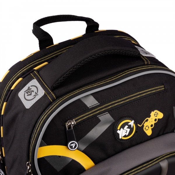 Ранец полукаркасный YES Sport S-96 Never Quit черный