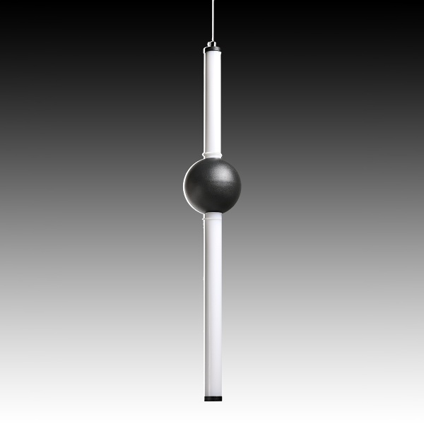 Світильник світлодіодний Berger 1x18 Вт чорний 7008-PL-18 Black 