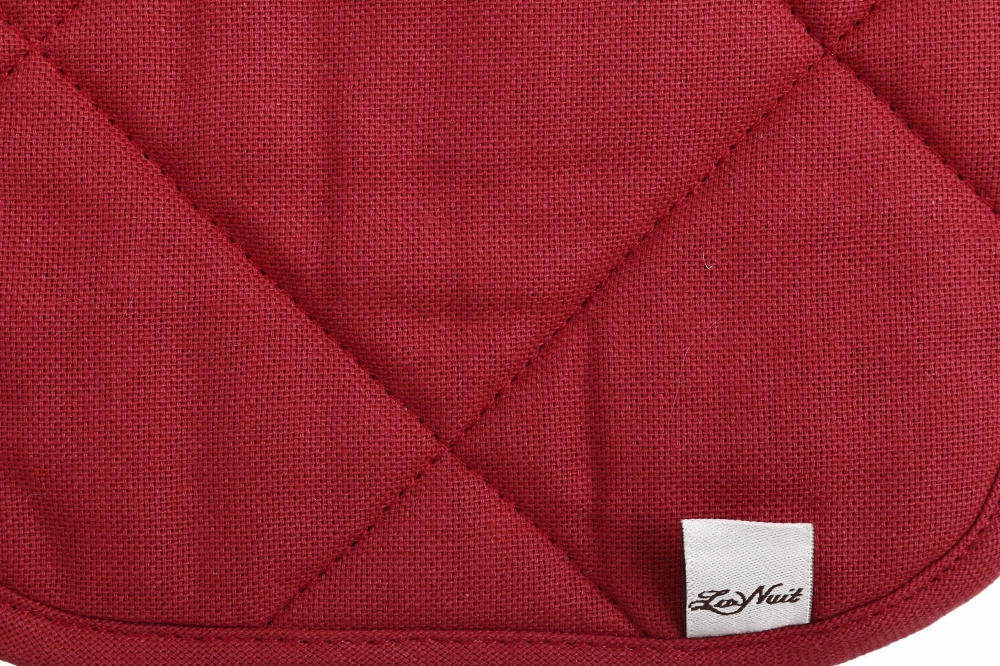 Прихватка Шипшина 20x20 см бордовий La Nuit