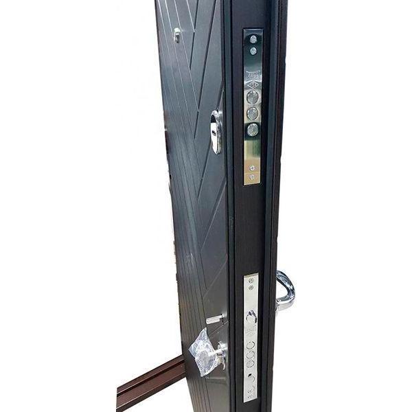 Двері вхідні Булат К-7 159 венге темний 2050x950мм праві