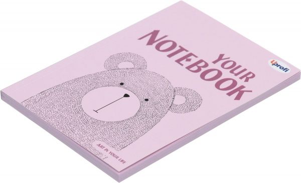 Книга для нотаток Artbook B6 light pink Uprofi plan