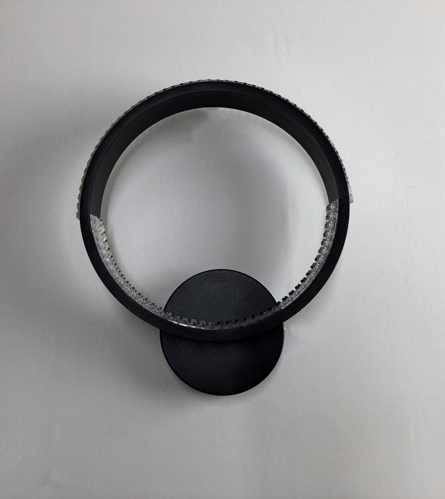 Бра Luminaria 1x17 Вт без цоколя чорний AKRILIKA ROUND 17W 1R BLACK