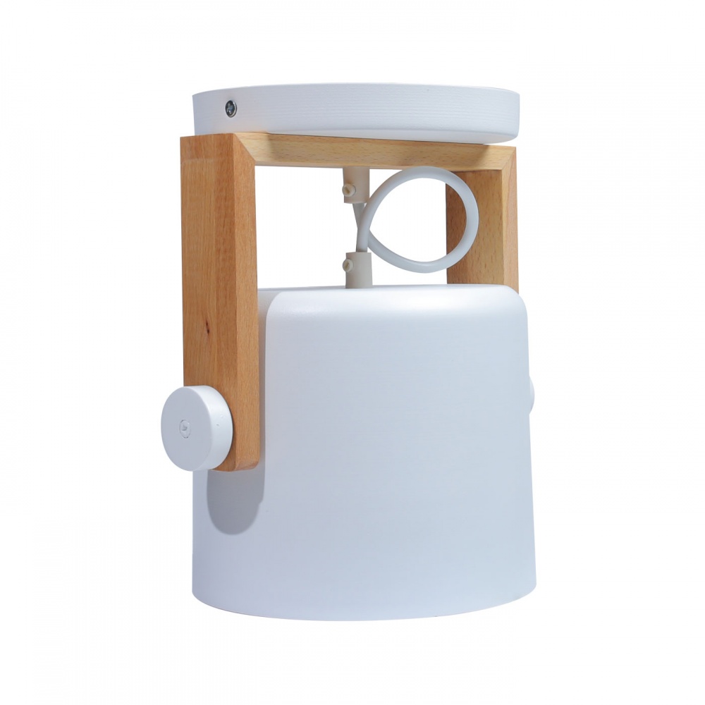 Бра LIGHT SET KONVALIA WLC 160 1xE27 белый/дерево