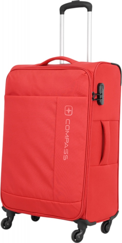 Чемодан Compass MS-2501 85 л красный 77x47x27 см L