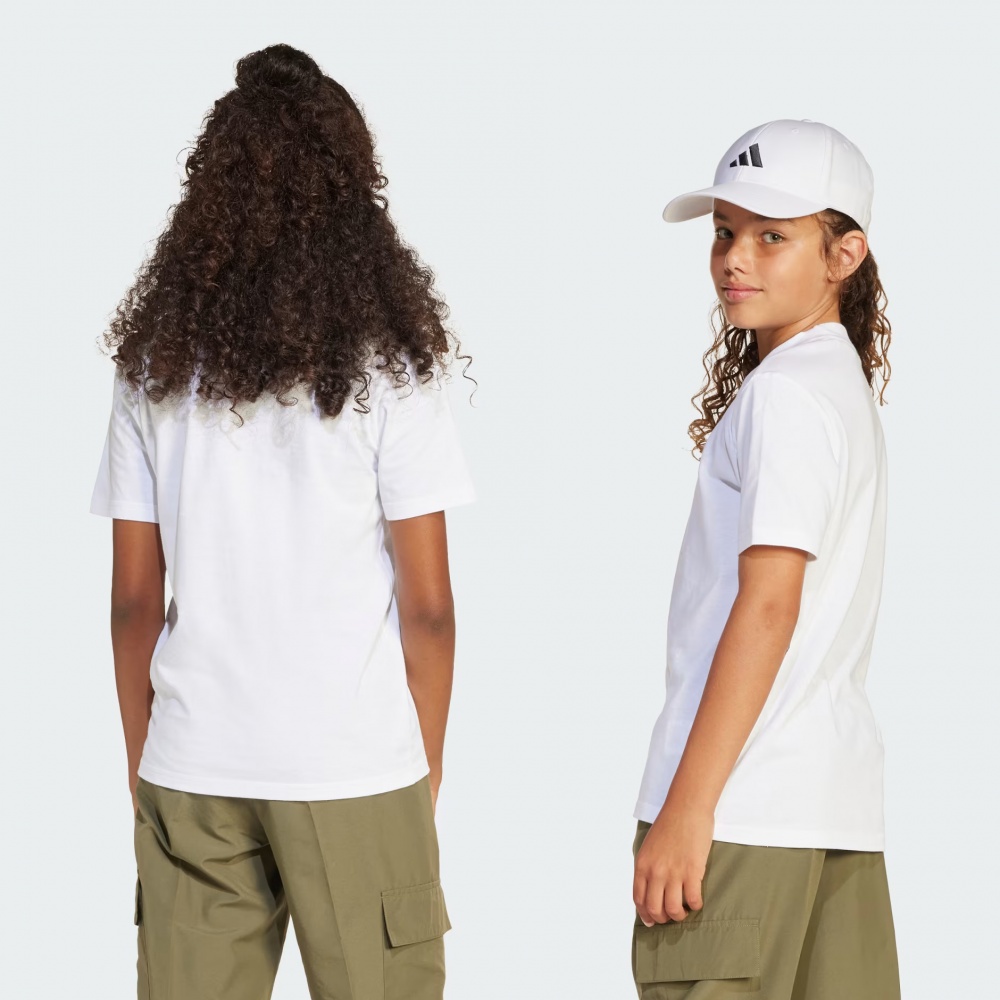 Футболка Adidas J SL TEE 160 JC9774 р.7-8YRS білий
