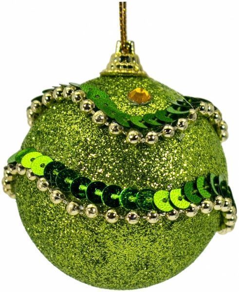 Шар пластиковый d60 3859 зеленый