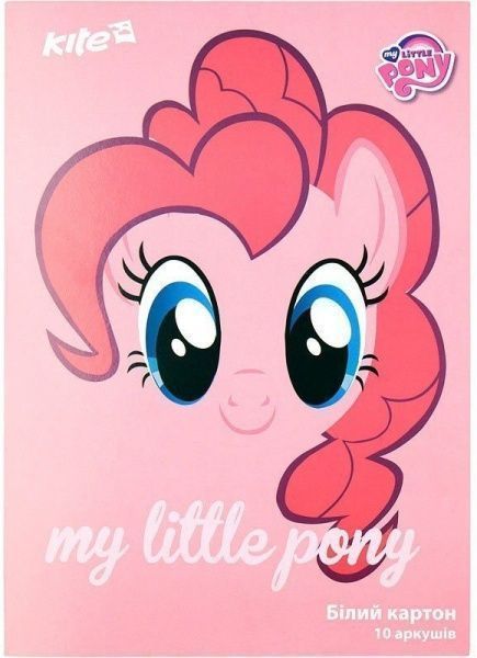 Набор белого картона А4 двусторонняя 10 листов Little Pony LP17-254 KITE