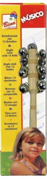 Погремушка Bino музыкальная, 12 звоночков