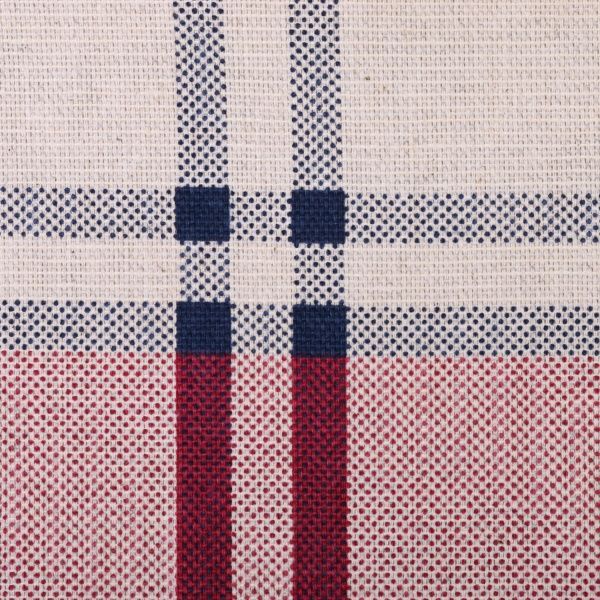 Рушник Шарлота клітинка 44x65 см La Nuit бежево-червоний 