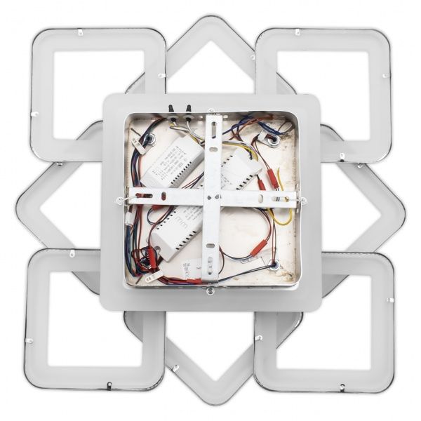 Люстра світлодіодна Hopfen Sirius CHR-RGB з пультом ДК 96 Вт хром/білий 