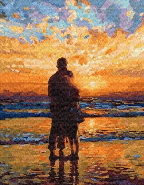 Картина за номерами Захід сонця для закоханих bk_1034 BookOpt 