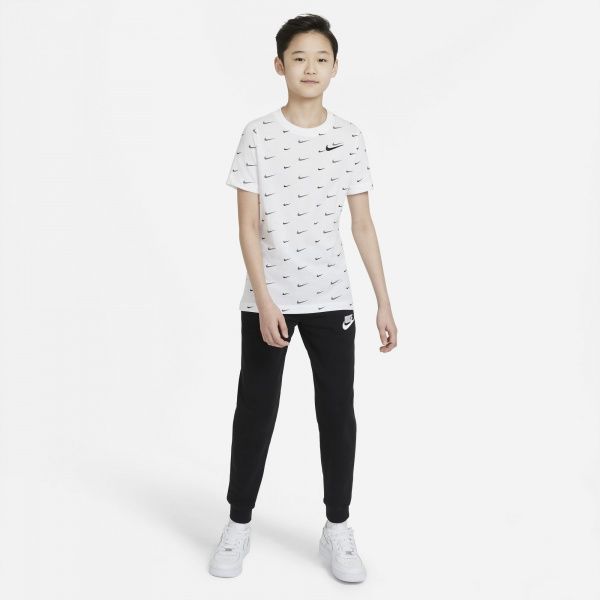 Футболка Nike B NSW TEE SWOOSH AOP DC7530-100 M білий