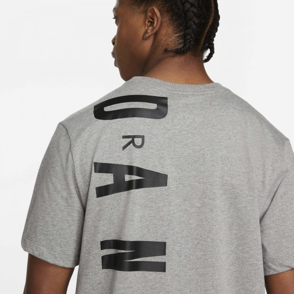 Футболка Jordan M J JDN AIR STRETCH SS CREW CZ8402-091 р.2XL сірий