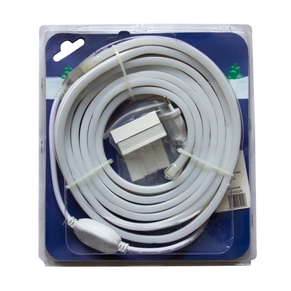 Электрогирлянда линейная Девилон Гибкая трубка желтая 950026 светодиодная (LED) 3 м 