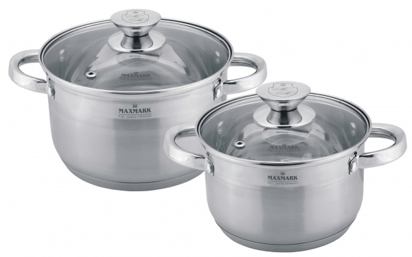 Набор кастрюль 4 предмета MK-3504A Maxmark