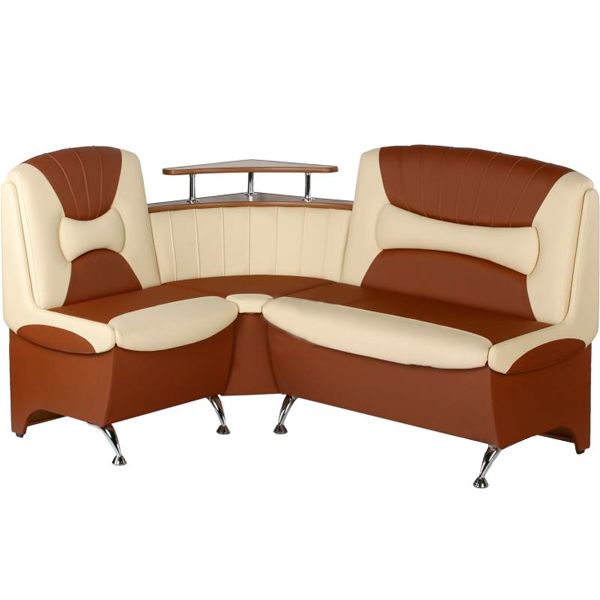 Уголок кухонный Мокко 1.28х1.73 м коричнево-бежевый