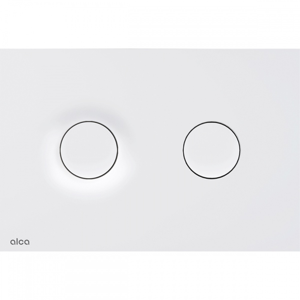 Кнопка управления Alca Plast для скрытых систем инсталляции Dot.Dot. M1976 белый-мат